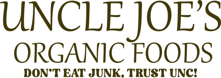 Wordmark and slogan for Uncle Joe's Organic Foods